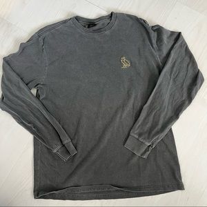 Octobers Very Own Embroidery Owl Long Sleeve